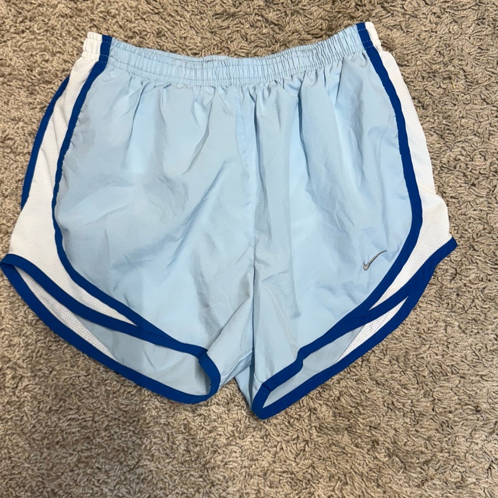 Nike Women's Sky Blue Athletic Shorts